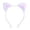 White_001, variant on Bmisegm Headbands for Women Carnival Childrens Candy Color Cat Ears Fascinator Thin Headband Hair Accessories One Size