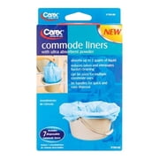 Carex Health Brands Commode Liners, 7 Ea, 6 Pack