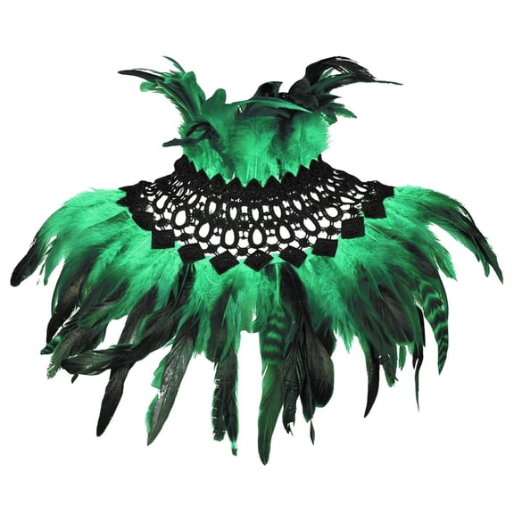 Fimkaul Womens Scarf Feather Cutout Gradient Carnival Festival Party Masquerade Performance Accessories Summer Winter Fall Shawl Wraps Scarfs