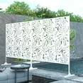 thumbnail image 3 of Lirago Summer Decorative Screen White 76"H x 47.2"L x 15.13"W, 3 of 6