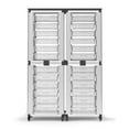 thumbnail image 3 of Modular Classroom Storage Cabinet - 4 stacked modules with 24 small bins, 3 of 14
