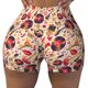 thumbnail image 2 of Balery gold Skull Guitar record Pantalones cortos de entrenamiento estampados para mujer, sin costuras, ajustados, para gimnasio, yoga, correr, deportes, ejercicio activo, fitness.-X-Large, 2 of 8