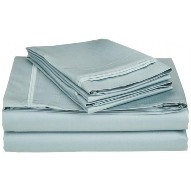 Egyptian Cotton 650 Thread Count Solid Sheet Set Twin-Teal