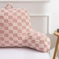 thumbnail image 6 of Reading Pillow Checkered Bed Rest Wedge Backrest Checkerboard Pillow with Arms Back Support for Sitting Up in Bed Cushion Incline Rest Sleeping Snoring Pillow, 6 of 9