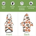 thumbnail image 6 of KLL Sushi Roll for Basic Dog Hoodie - Pet Hoodie Sweater with Leash Hole - Cute Dog Sweatshirt - Pet Clothes Hooded Sweatshirt for Dog & Cat -X-Small, 6 of 8