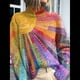 thumbnail image 2 of Blusas Bohemias Florales para Mujer, Informales, con Cuello en V, Larga, para Verano y . Sol A la Izquierda S, 2 of 3