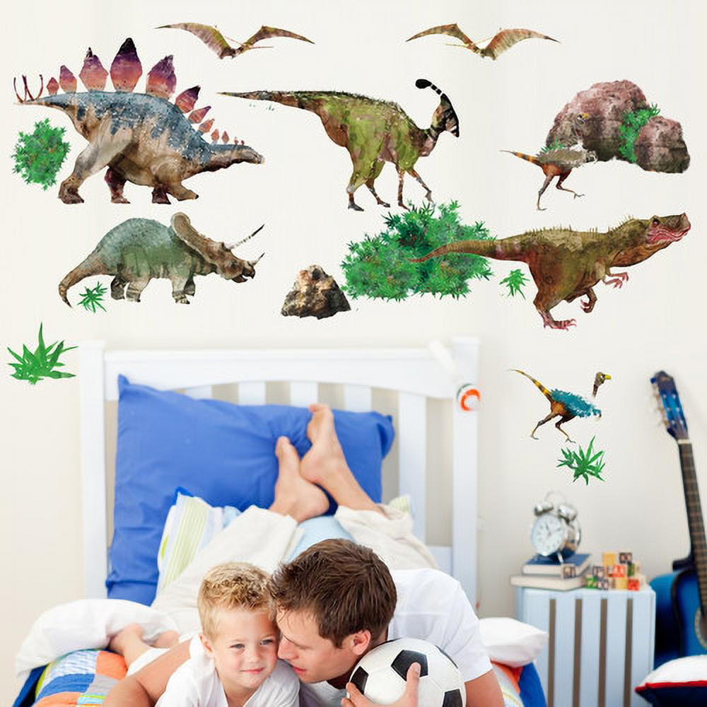 Details about   Dinosaurs RoomMates Vinyl Wall Bedroom 16 Removable Decal Stickers  RMK1043SCS 