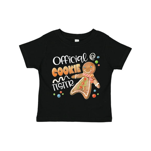 Inktastic Official Cookie Tester Cute Gingerbread Boys or Girls Toddler T-Shirt