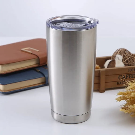 20oz 600ml Tumblers Stainless Steel Mugs with Lid Double Wall Vacuum Insulated Coffee Travel Mug Ideal for Home, Office, Outdoor