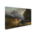 thumbnail image 3 of Trademark Fine Art Albert Bierstadt Indians Spear Fishing 1862 Canvas Wall Art - 22x32, 3 of 4