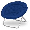 thumbnail image 1 of Urban Shop Chaise Soucoupe Surdimensionnée, Marine, 1 of 10