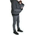 thumbnail image 5 of amropi Mens Kangaroo Jacket for Dad and Baby Carrier Hoodie Pullover Sweatshirt Grey,XXL, 5 of 6