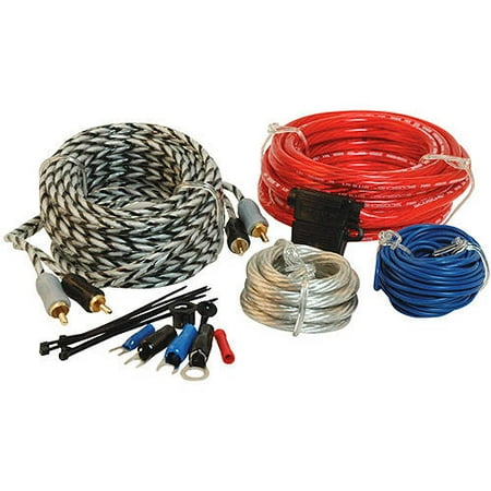 Scosche 680W 8-Gauge Wiring Kit for Single Amps - Walmart.com