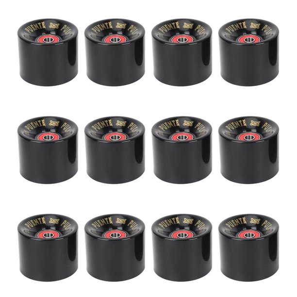 PUENTe 12 Unids Ruedas Cruiser Skateboard Ruedas PU Ruedas Cruiser Long Board con Rodamientos ABEC-9