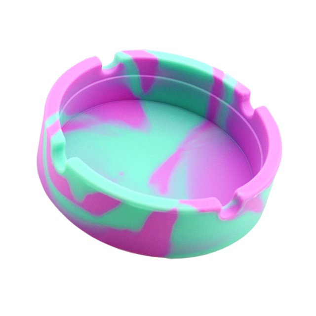 de Silicona Redondo Titur de s Luminoso de Cenizas Sunnimix Cenicero de silicona
