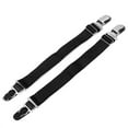 thumbnail image 1 of Paire de Bas en Nylon Ajustables pour Femmes Jarretières Boucles (Noir), 1 of 6