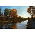 thumbnail image 3 of Braithwaite, Bruce 18x13 Black Modern Framed Museum Art Print Titled - Fall Canal 2, 3 of 5
