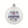 thumbnail image 1 of Chicago Cubs 2016 World Series Champs White Shatterproof Ornament, 1 of 1