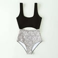 thumbnail image 4 of Awdenio Tummy Control Swimsuits for Women Bathing Suit High Waisted Cut Out Monokini One Piece Swimsuit, 4 of 4