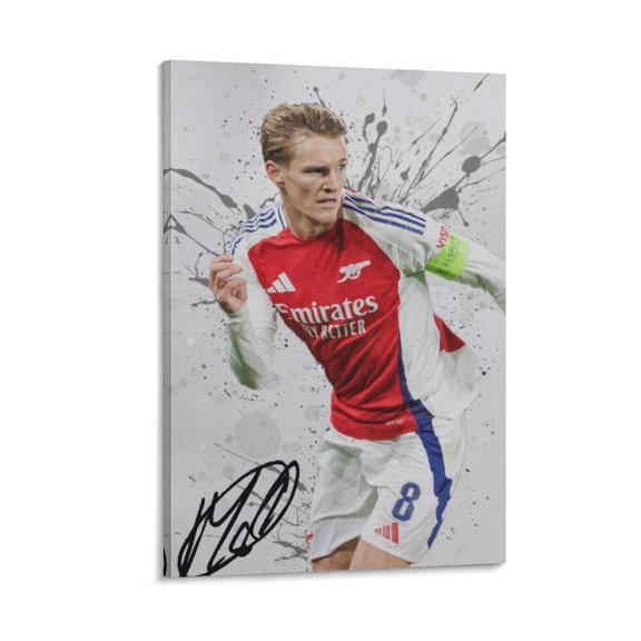Martin Odegaard Canvas Poster Canvas Art Poster and Wall Art Picture Print Modern Family bedroom Decor Posters 12x18inch(30x45cm)