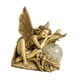 thumbnail image 2 of Estatua solar para jardín, luz, adorno para césped, decoración de patio, figura de resina coleccionable, elfo Amarillo, 2 of 9