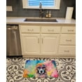 thumbnail image 2 of Carolines Treasures DAC2542RUG 19 x 27 in. Poodle Hippie Dawg Memory Foam Kitchen Mat, 2 of 5