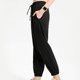 thumbnail image 4 of Pantalones deportivos para mujer, pantalones deportivos para correr, pantalones casuales, pantalones de verano finos, sueltos, con puños cónicos, color negro L, 4 of 6