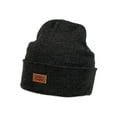 thumbnail image 2 of Levi's Men's All Season Leather Logo Patch Beanie Hat, 2 of 6