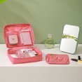 thumbnail image 2 of Bolsa de cosméticos engrosada, bolsa de almacenamiento de viaje portátil, bolsa de viaje portátil de doble capa para mujeres, bolsa de lavado de viaje para hombres, 2 of 4