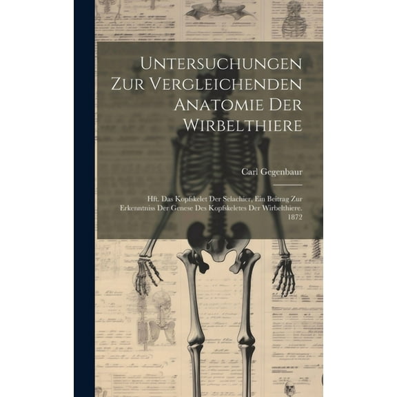 Untersuchungen Zur Vergleichenden Anatomie Der Wirbelthiere: Hft. Das Kopfskelet Der Selachier, Ein Beitrag Zur Erkenntniss Der Genese Des Kopfskeletes Der Wirbelthiere. 1872 (Hardcover)