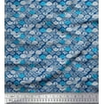 thumbnail image 1 of Soimoi Polyester Crepe Fabric Tribal African Print Sewing Fabric Yard 52 Inch Wide, 1 of 3