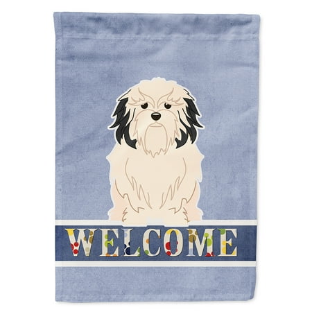 - Lowchen Welcome Flag Canvas House Size
