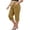 Khaki, variant on Ruimatai Womens Capri Cropped Pants Drawstring Elastic Waist Pocket Button Detail Plus Size Casual Vacation Trousers