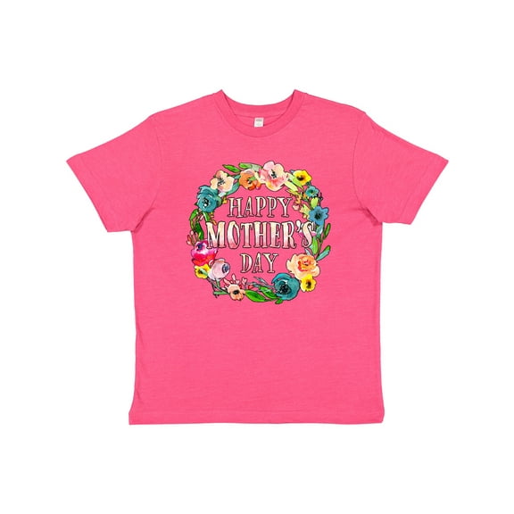 Inktastic Happy Mother's Day Flowers Youth T-Shirt