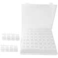 thumbnail image 1 of Sonew Plastic Storage Box Organizer Container Adjustable Divider Removable Grid Compartment for Jewelry Beads Earring Container Tool Fishing Hook Small Accessories (56 grids, transparent), 1 of 8