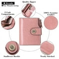 thumbnail image 6 of FALAN MULE Small Wallet for Women Leather Bifold Compact Small Womens Wallet with RFID Blocking, 6 of 8
