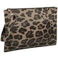 thumbnail image 3 of EeaseCA Sac à Main Léopard Mode Sac à Main Chaud Sac Enveloppe Léopard Chaud Brun Grain Léopard, 3 of 8