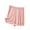 Pink, variant on Besolor Womens Summer Pajama Shorts Casual Soft Elastic Waist Ruffle Hem Sleep Shorts Comfy Pj Bottoms Sleepwear