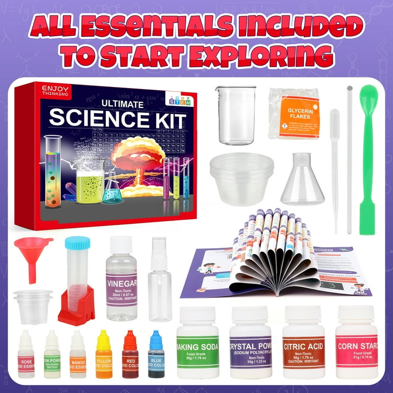 Kit Scientifique Pour Enfants 5-14 Ans - Jouets STEM éducatifs - Parfait Pour Noël