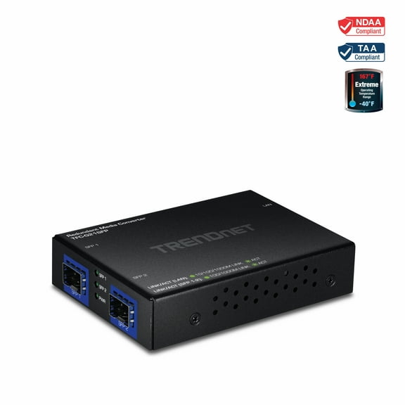 TRENDnet TFC-G22SFP, 4-Port Gigabit Switch with SFP Ports