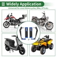 thumbnail image 7 of Unique Bargains 7/8" 22mm 15/16" 24mm Motorcycle Hand Grips Cover Kit Aluminum Alloy Handlebar End Grips Blue, 7 of 7