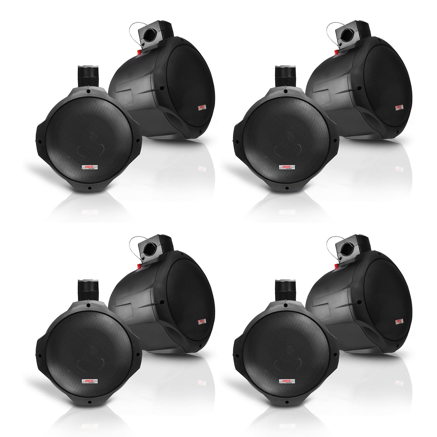 6.5-Inch 200 Watt Tower Speaker Dual Marine Wakeboard Water Resistant Speakers 