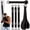 Black, variant on 5pcs Resistance Bands with Handles, Exercise Bands with Door Anchor for Working Out, Home Gym Workout Equipment for Push Downs, Tricep, Biceps, Arms, Back, Chest, Abs, Shoulder Training