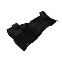 3D MAXpider - L1FR06611509 Front Row Custom Fit All-Weather Floor Mat for Select Ford Models - Kagu Rubber (Black)