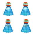 thumbnail image 3 of Uutvmp 4pcs LED Luminous Badminton, The Dark Nylon Birdie Ball Colorful Light Up Shuttlecock for Adults Outdoor Indoor Backyard Games Sports Training Practice, 3 of 7