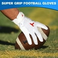 Football Gloves Men Football Receiver Gloves Enhanced Performance Sports Gloves High Grip