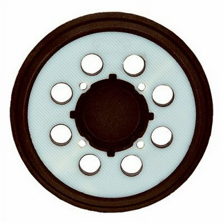 Sanding Pad, Hook & Loop, 8-Hole, 5-In.