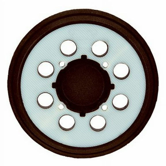 Sanding Pad, Hook & Loop, 8-Hole, 5-In.