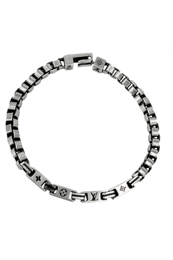 Pre-Owned Louis Vuitton Monogram Bracelet for Men, LV Tailor Accessory, Jewelry, Size M,...