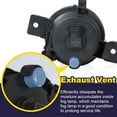 thumbnail image 6 of CROSSDESIGN Front Fog Light Lamps w/ H8 Halogen Bulbs 1 Pair Fit for 2011-2013 BMW X5 E70, 6 of 9